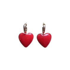 Superb pair of big red heart chandelier earrings Gold color setting Very retro and cool  About 26 g 5. 2 cm Microfiber cloth wipe Heart Chandelier, Gold Chandelier Earrings, Red Accessories, Red Retro, Cloth Wipes, Microfiber Cloth, Independent Designers Fashion, Chandelier Earrings, Color Set