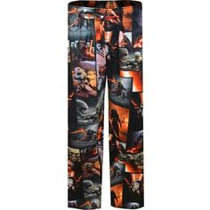 StarWars fans will love these fun lounge pants for men! These 100% poly lounge pants are modern flannel and very soft- they won't shrink. These pajama pants feature movie art of action scenes. These pajama pants have two pockets, a button fly and a drawstring and elastic waist. Size: S.  Color: Black.  Gender: male.  Age Group: adult. Mens Pyjama Bottoms, School Uniform Pants, Star Wars Models, Star Wars The Force Awakens, Star Wars Men, Uniform Pants, Beverly Hills Polo Club, The Force Awakens, Force Awakens