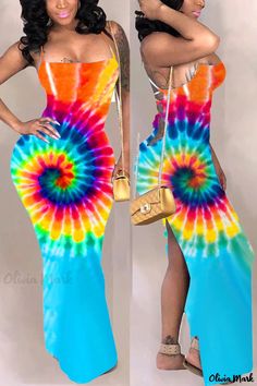 Olivia Mark - Stylish Sleeveless Off the Shoulder Maxi Dress for Women - Red Ombre Design Colorful Sleeveless Summer Party Dress, Colorful Sleeveless Beach Dress, Colorful Sleeveless Maxi Dress For Vacation, Vibrant Sleeveless Maxi Dress For Spring, Trendy Red Sleeveless Dress, Colorful Sleeveless Maxi Dress For Beach, Colorful Sleeveless Maxi Dress For Summer, Casual Colorful Sleeveless Dress For Spring, Colorful Casual Sleeveless Spring Dress