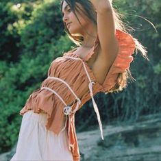 Free people Claude Corset Blouse Corset, Free People Aesthetic, People Aesthetic, Corset Shop, Green Blouse, Summer 2022, Passion For Fashion, Free People Tops, Free People