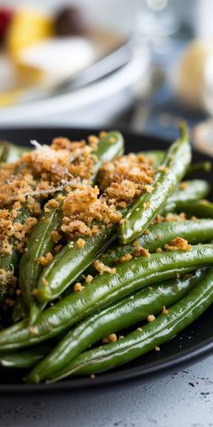 Ready in just 20 minutes, these crispy roasted parm green beans are the perfect side dish for your next dinner.