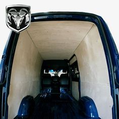 the back end of a van with its doors open