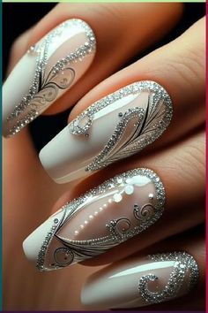 Complex Patterns, Fancy Nails Designs, Stylish Nails Designs, Her Nails, Pretty Nail Designs, Pretty Nail Art Designs, Pretty Nail Art