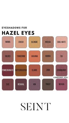 eyeshadows for hazel eyes Eyeshadow To Make Hazel Eyes Pop, Hazel Eyes Eye Makeup, Smokey Eye Hazel Eyes, Hazel Eyes Makeup Colors, Hazel Eyes Makeup Looks, Hazel Eye Makeup Tutorial, Eye Make Up For Hazel Eyes, Make Up Hazel Eyes, How To Make Hazel Eyes Pop