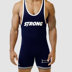 Our Classic singlet gets a fresh update with our new STrong 2.0 logo across the chest. 100% Double Knit Nylon 2 color knit leg trim IPF/USAPL/USPA Approved   Size Bodyweight (LBS) XS 95 - 115 lbs S 115 - 135 lbs M 135 - 160 lbs L 160 - 190 lbs XL 190 - 220 lbs 2XL 220 - 250 lbs 3XL 250 - 280 lbs 4XL 280 - 310 lbs 5XL 3 115 Lbs, 135 Lbs, Double Knit, Double Knitting, Body Weight, Trim, ? Logo, Mens Tops, Clothes