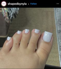 Gel Toe Nails, Acrylic Toes, Toe Nail Color, Pretty Toe Nails, Cute Toe Nails, Long Square Acrylic Nails