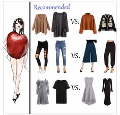 Outfit Ideas Apple Shape, Apple Clothes, Apple Body Shape Fashion, Apple Body Shape Outfits, Apple Shape Fashion, Apple Body Type, Apple Shape Outfits, Dresses For Apple Shape, Apple Body Shapes