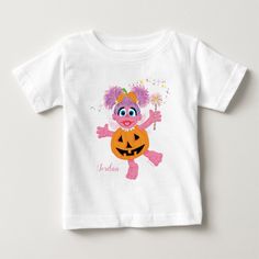 Abby Cadabby Cute as a Pumpkin Baby T-Shirt #halloweendecorations #halloweennails #halloweencostumeideas #halloweendecor #halloweenpartyideas #halloweendecorationsindoor Abby Cadabby, Halloween Supplies, Halloween Graphic, Pumpkin Baby, Baby In Pumpkin, Halloween Costumes For Kids, A Pumpkin