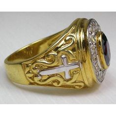 Cross Yellow Gold Bishop Ring Spiritual Hallmarked Signet Ring For Formal Occasions, Spiritual White Gold Rings For Formal Occasions, Gold Signet Ring With Center Stone For Formal Occasions, Formal Gold Signet Ring With Center Stone, Spiritual Oval Engraved Ring In Yellow Gold, Spiritual Engraved Oval Yellow Gold Ring, Spiritual Engraved Yellow Gold Oval Ring, Spiritual Oval Engraved Yellow Gold Ring, Spiritual Yellow Gold Engraved Oval Ring