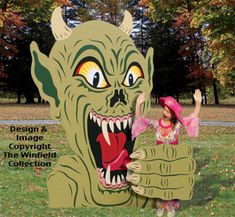 Rising Demon Photo Op Wood Plans Demon Photo, Adult Halloween Party Ideas, Hello English, Halloween Photo Booth, Spooky Tree, Adult Halloween Party, Scary Monsters, Halloween Party Ideas