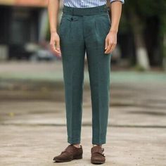 Mens Retro GURKHA Pants Casual Linen Pants Business Trousers Straight High Waist | eBay Gurkha Pants, Casual Linen Pants, Pants Casual, Linen Pants, High Waist, Trousers, Pants