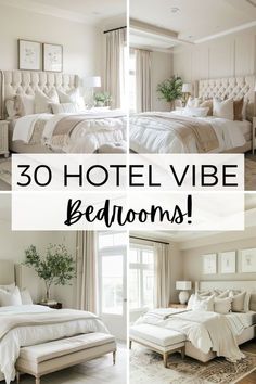 #girlsroom #bedroomideas #dormdecor #bohobedroom #bohochic #homedecortips Bedroom Retreat Ideas Master Luxe, Beautiful Guest Bedrooms Modern, Structube Bedroom Ideas, New Home Ideas Decorating Interior Design Master Bedrooms, Guest Bedroom Ideas Apartment, Relaxing Guest Room, Ideas For Cozy Bedroom, Master King Bedroom Ideas, Home Remodeling Ideas Renovation Master Bedrooms