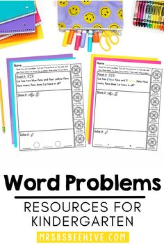 the word problems worksheet for kids to help them understand what they are doing