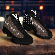 Jordan 13 Shoes, Lv Shoes, Louis Vuitton Black, Popular Sneakers, Air Jordan Sneakers, Luxury Sneakers, Jordan 13, Louis Vuitton Men, Stylish Shoes