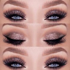 51 Best Ideas Of Makeup For Blue Eyes Make Up Diy, Bigger Eyes, Make Up Designs, Ideal Makeup, Day Makeup Looks, Makeup For Blue Eyes