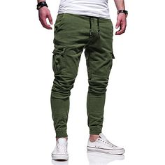 Season:Spring  Summer; Fabric:Polyester; Gender:Men's; Style:Sports,Fashion; Occasion:Holiday,Daily,Casual; Fit Type:Regular Fit; Function:Breathable,Comfort; Waistline:Mid Waist; Pattern:Plain; Design:Elastic Waist,Elastic Cuff,Multi Pocket,Drawstring; Pants Type:Trousers,Cargo Pants,Cargo Trousers; Fly Type:Drawstring,Elasticity; Front page:FF; Listing Date:07/27/2023; Hips:; Length:; Waist:; Fit US Size:null; Fit UK Size:null; Fit EU Size:null Green Cotton Cargo Pants For Sports, Fitted Cotton Joggers With Drawstring, Stretch Cargo Pants With Drawstring For Sports, Khaki Cotton Cargo Pants For Sports, Green Casual Fitted Joggers, Green Joggers With Pockets For Leisure, Stretch Khaki Pants With Drawstring, Stretch Cotton Cargo Pants With Drawstring, Green Jogging Pants With Pockets