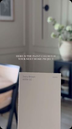 there is the paint color for your next home project