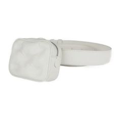 Iconic Leather Belt Bag From The Masion Margiela House. The Bag Detaches Fromt He Belt For Multi Functional Use. Can Be A Mini Travel Pouch Or Clutch. Its Near Mint Condition, Minor Wear. Great For Everyday Use. Open To Offers, Comes With Authencity Card. Brought In New York Flagship Store, I Don’t Use It Much. Chic White Rectangular Belt Bag, Modern White Belt Bag With Removable Pouch, Modern Evening Bag With Removable Belt, Chic Pouch Bag With Removable Belt, Elegant Rectangular Bag With Removable Belt, Chic Rectangular Belt Bag With Removable Pouch, Elegant Bags With Removable Belt For Daily Use, Elegant Bag With Removable Belt For Daily Use, Chic Formal Bags With Removable Belt