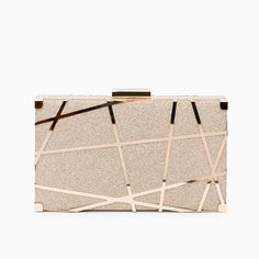 Geometric Clutch Bag 60 Plus, Center Signs, Luxury Bags Collection, Hard Metal, Beautiful Handbags, Clutch Handbag, Geometric Design, Industrial Style, Luxury Bags