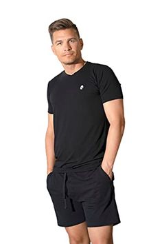 One Of One Short Sleeve T-Shirt Micromodal Unisex Black Men's Womens (as8, Alpha, one_Size, Regular, Regular, x-Large) Workout Shorts, Black Men