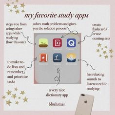 an info sheet with text describing the different apps