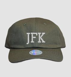 JFK Custom Embroidered Airport Code Hat, Airport Code Monogrammed Hat, Airport Code City hat, Travel Hat, Sports Team City Cap, Custom Aviator hat, Embroidered City Name Hat,Custom Embroidery Hat with Your Logo or Design, Custom Embroidered Logo Cap, Personalized Embroidered Cap, Custom Small Business Merchandise, Free Shipping --------------------------------------------------------------------------------------------------------------------------------------- Elevate Your Style with Custom Emb Group Holiday Gifts, Bachelorette Party Vacation, Business Merchandise, Custom Embroidered Hats, Monogram Hats, Aviator Hat, Varsity Letter, Travel Hat, Embroidered Cap