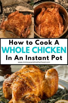 how to cook a whole chicken in an instant pot