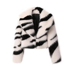 Stay Warm And Stylish This Winter With Our Zebra Striped Faux Fur Coat! This One-Of-A-Kind Coat Is Perfect For Any Cold Weather Occasion, Especially For Date Night. The Oversized Collar With A Clip Closure Adds A Touch Of Elegance To Its Already Eye-Catching Zebra Stripes. Crafted From High-Quality Faux Fur, This Coat Is Soft And Comfortable To Wear. The Long Sleeves Provide Ample Warmth While Its Unique Design Adds Texture And Personality To Your Outfit. With Its Flattering Fit, You'll Be Sure Luxury Oversized Fur Coat With Faux Fur Trim, Designer Black Outerwear With Faux Fur Trim, Black And White Fur Coat, Zebra Coat, White Faux Fur Jacket, Black Luxury Faux Fur Outerwear, Zebra Fur Coat, Luxury Black Fluffy Fur Coat, Black Fur Coat