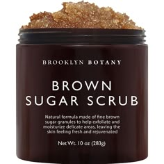 Brooklyn Botany Moisturizing Exfoliating Body Face Brown Sugar Body Scrub10oz * Exfoliating & Moisturizing Facial & Body Scrub: Our Brown Sugar Body Scrub And Face Scrub Is A Gentle Sugar Scrub That Can Be Used As A Facial Scrub, Body Scrub, And Foot Scrub. It Is A Triple Action Body And Face Exfoliator And Moisturizer. Containing Only Pure And Natural Ingredients, It Acts As A Natural Exfoliator Removing Dead Skin, And Moisturizing To Reveal Fresher Healthier Clear Skin. * Great For Sensitive S Brown Sugar Body Scrub, Sugar Facial Scrub, How To Clear Pimples, Brown Sugar Scrub, Salt Body Scrub, Clear Glowing Skin, Hand Scrub, Foot Scrub, Exfoliating Body Scrub