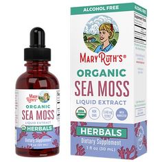 Organic Sea Moss Liquid Extract - Herbal Drops (1 Fl. Oz.) by MaryRuth's at the Vitamin Shoppe Organic Sea Moss, Protein Supplements, Sea Moss, Nutrition Coach, Immune Support, Vitamins & Supplements, Health Healthy, Alcohol Free, Healthy Weight