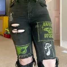 Solarpunk Outfit, Battle Clothes, Solarpunk Fashion, Fairy Punk, Punk Patches, Diy Textiles, Diy Clothes Design