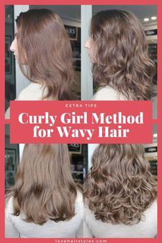 Your Guide to The Curly Girl Method: The Right Care for Brand New Curls And Waves ★ Type 3 Wavy Hair, Long Natural Wave Hair, How To Get Knots Out Of Curly Hair, How To Make Your Wavy Hair Curlier, Hair Routine For Thick Wavy Hair, Best Products For 2b Wavy Hair, Shaggy Wavy Hair Medium, Enhance Wavy Hair How To, Wavy Hair Weekly Routine