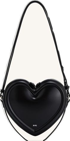 Black Shoulder Bag For Valentine's Day, Black Portable Handheld Shoulder Bag, Black Handheld Portable Shoulder Bag, Black Heart-shaped Bag For Gift, Black Heart-shaped Bag With Adjustable Strap, Trendy Black Heart-shaped Shoulder Bag, Black Heart-shaped Shoulder Bag For Daily Use, Valentine's Day Black Satchel Shoulder Bag, Black Heart-shaped Shoulder Bag For Everyday Use