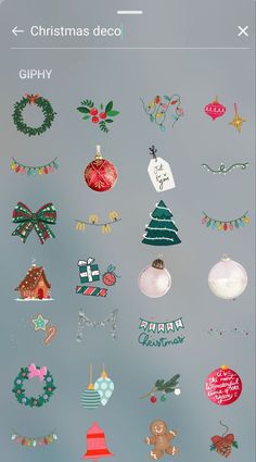 an image of christmas decorations on the wall in front of a cell phone with text below it