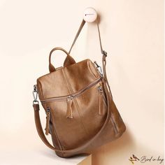 Bird in Bag - Genuine leather shoulder bag female new backpack large capacity schoolbag multifunctional dual-use female bags Taobao Female Bags, Crossbody Backpack, Rugged Leather, Floral Backpack, Large Crossbody Bags, Vintage Backpacks, Women Leather Backpack, School Bags For Girls, Travel Souvenirs