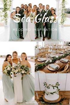 the sea glass wedding inspiration board