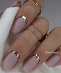 Mauve Nails, Line Nail Art, Stylish Nails Designs, Matte Nails Design, Elegant Nails, Short Acrylic Nails