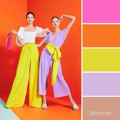 Outfit Color Combinations, Fashion Color Combos, Three Color Combinations, Color Combos Outfit, Gamine Style, Color Combinations For Clothes, Color Trends Fashion