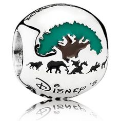 Brand New Without Tag Nwot Disney Animal Kingdom Bead Charm Sterling Silver 925 / Enamel Embellished With The Famed Logo Of The Theme Park, This Charm Will Be A Treasured Keepsake Of A Visit To The Renowned Theme Park. The Charm Is Also An Important Symbol Of Animal Conservation And Preserving The Planet's Natural Resources. Disney Tree Of Life Charm In Sterling Silver With Brown, Black And Green Enamel And Engraving ''Disney's Animal Kingdom'' Unbranded Compatible With Pandora Moments Bracelets Mary Poppins Silhouette, Disney Pandora, Haute Couture Style, Disney Animal Kingdom, Rings Pandora, Pandora Charms Disney, Cinderella Disney, Disney Charms, Charms Pandora