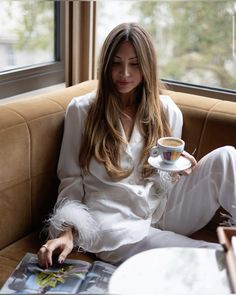 Cozy nadine merabi pajamas #cozy #contentinspo #aesthetic #pajamas #fashion #fashioninspo Aesthetic Pajamas, Pajamas Cozy, Pajamas Fashion, Cozy Pajamas