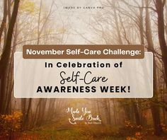 <p>November Self-Care Challenge: In Celebration of Self-Care Awareness Week – November 13-19, 2023 Are you feeling stressed out and overwhelmed as the year comes to a close? November can be a hectic month with the holidays approaching, but it’s important to prioritize your own well-being. That’s why we’re introducing the November Self-Care Challenge.  It coincides ... <a href="https://madeyousmileback.com/november-self-care-challenge-in-celebration-of-self-care-aw... November Self Care Calendar, Self Care November, November Self Care, Self Care Challenge, Showing Gratitude, Developing Healthy Habits, Healthy Relationship Tips, Health Promotion, Healthy Relationship