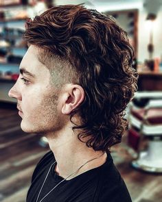 Loose Perm, Neon Hair Color, Modern Mullet