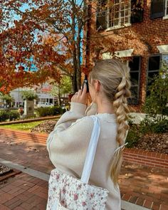 fall vibes, fall aesthetic, fall trends, fall outfit, fall activities, fall hairstyle, autumn day, autumn leaves, fall photography, back to school, school outfit, casual outfit, college outfit, halloween, cottage core Easy Pull Through Braid, Adorable Hairstyles, Bubble Ponytail, Pull Through Braid, Seasons Change, Halloween Vibes, Cozy Autumn