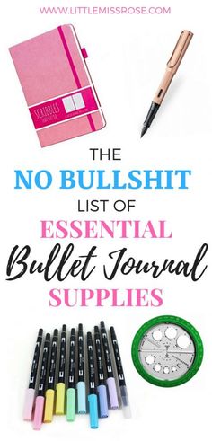 Find out what you really need to start a bullet journal. This article will list all the stationery supplies you need to start today! #bulletjournal #bujo Bullet Journal Wishlist, Journal Thoughts, Bullet Journal Supplies, Bullet Journal September, Scrapbooking Tips, Bullet Journal Work, How To Bullet Journal, Journaling Tips