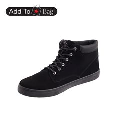 in stock Casual Black Low-top Martin Boots, Casual Black Martin Boots With Rubber Sole, Black Leather Low-top Martin Boots, Casual Low-top Martin Boots For Winter, Suede Canvas Shoes With Rubber Sole And Round Toe, Casual Martin Boots With Rubber Sole And Lace-up, Casual Low-top Martin Boots For Streetwear, Casual Black Martin Boots For Streetwear, Trendy Suede High-top Sneakers