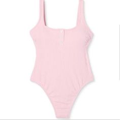 Questions? Leave A Comment Below! Pink Ribbed Summer Bodysuit, Pink Ribbed Bodysuit For Summer, Spring Swimming Ribbed Bodysuit, Summer Ribbed One-piece Bodysuit, Casual Ribbed Bodysuit For The Beach, Summer Fitted Ribbed Bodysuit, Light Pink Bathing Suit, Cutout Swimwear, Tie Dye Swimwear