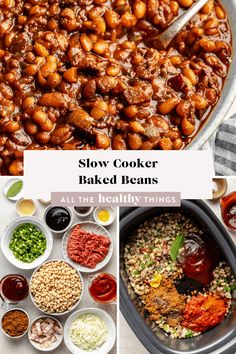 slow cooker baked beans all the healthy things