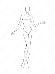 a woman's body is shown in black and white, with the outline of her torso