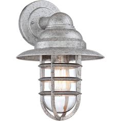 an old fashioned light fixture on a white background