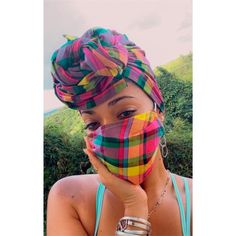 Creative Face Mask, Fancy Face Mask, Fashionable Face Masks, Headwrap Tutorial, Cute Face Masks, Head Wrap Styles, Hair Wrap Scarf, Mask Fashion, Head Scarf Styles